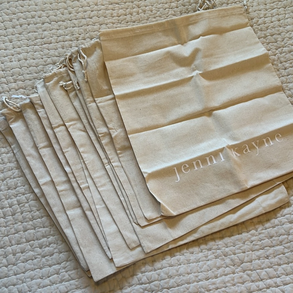 12 x Jenni Kayne Cotton Dust Bags - Picture 2 of 3